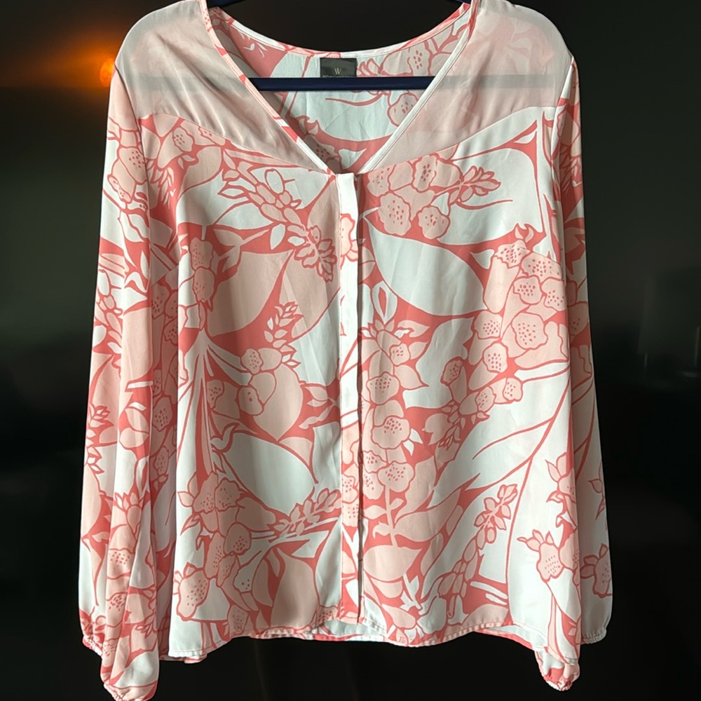 Worthington flowy blouse